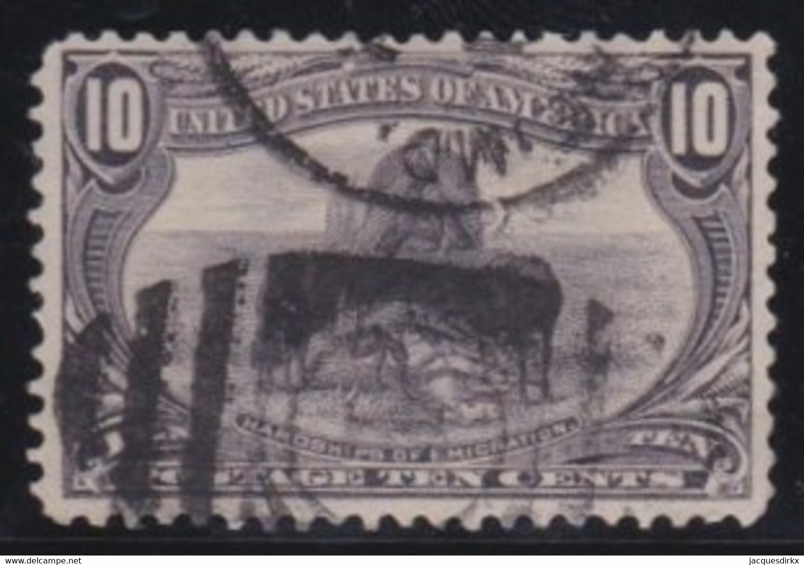 USA     .   Yvert   .   134   (2 Scans)    .       O       .    Cancelled - Used Stamps