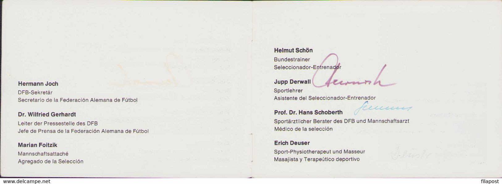 Mexico 70 World Cup German Football Team 1970 Gerd Muller & whole Deutscher Fußball-Bund originals autographs, no print!