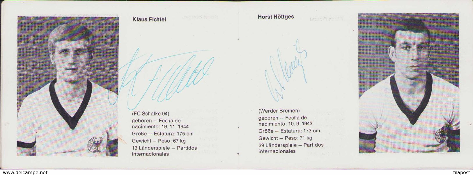 Mexico 70 World Cup German Football Team 1970 Gerd Muller & whole Deutscher Fußball-Bund originals autographs, no print!