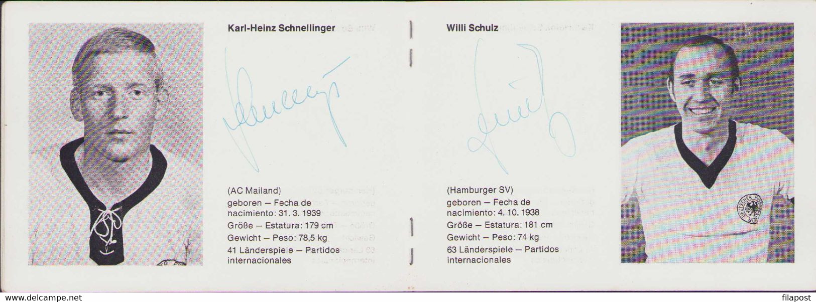 Mexico 70 World Cup German Football Team 1970 Gerd Muller & whole Deutscher Fußball-Bund originals autographs, no print!