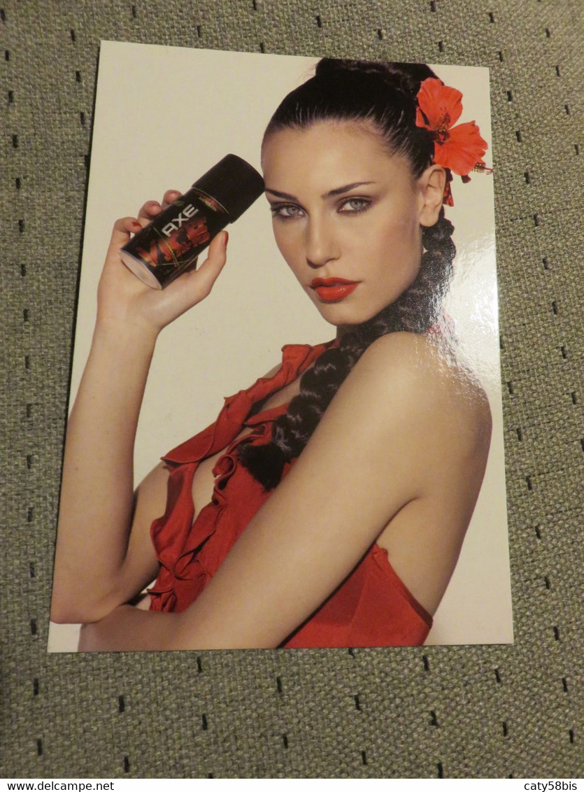 Carte Postale Parfum AXE Italienne - Modernes (à Partir De 1961)