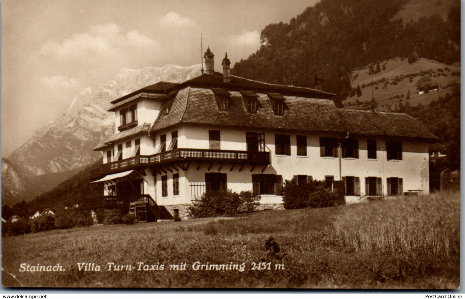 40256 - Steiermark - Stainach , Villa Thurn Taxis Mit Grimming - Gelaufen 1939 - Stainach