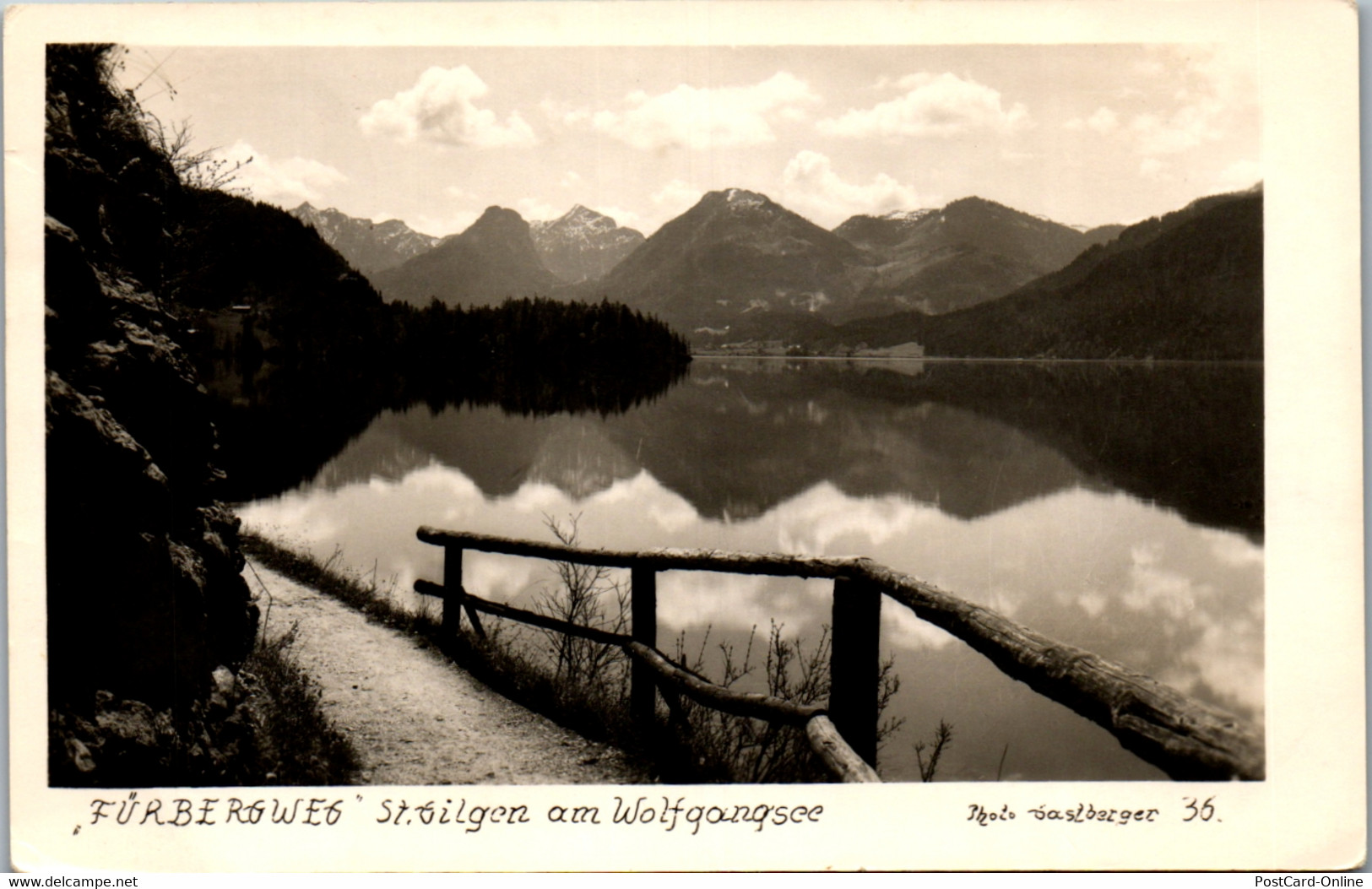 40267 - Salzburg - St. Gilgen Am Wolfgangsee , Fürbergweg - Gelaufen 1957 - St. Gilgen