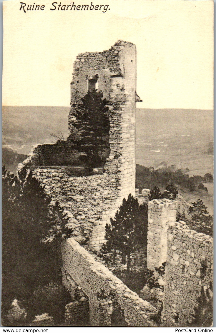 40277 - Niederösterreich - Ruine Starhemberg - Gelaufen 1923 - Wiener Neustadt