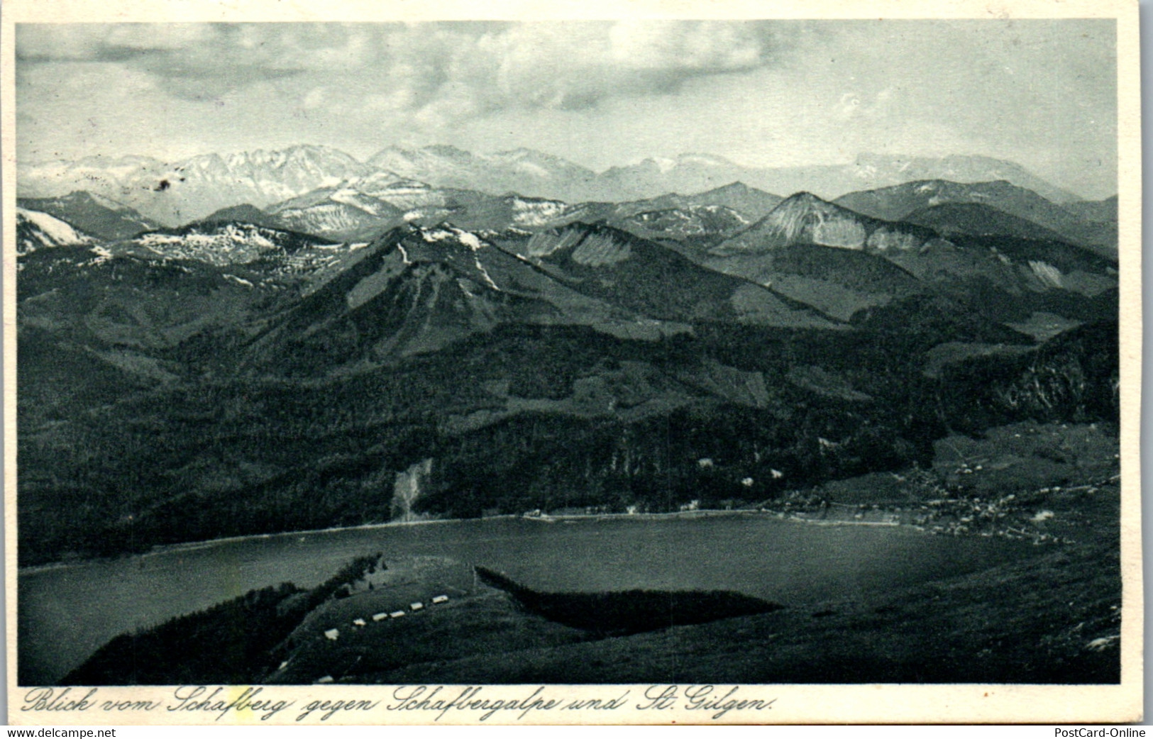 40295 - Salzburg - Blick V. Schafberg Geg. Schafbergalpe U. St. Gilgen - Gelaufen 1928 - St. Gilgen