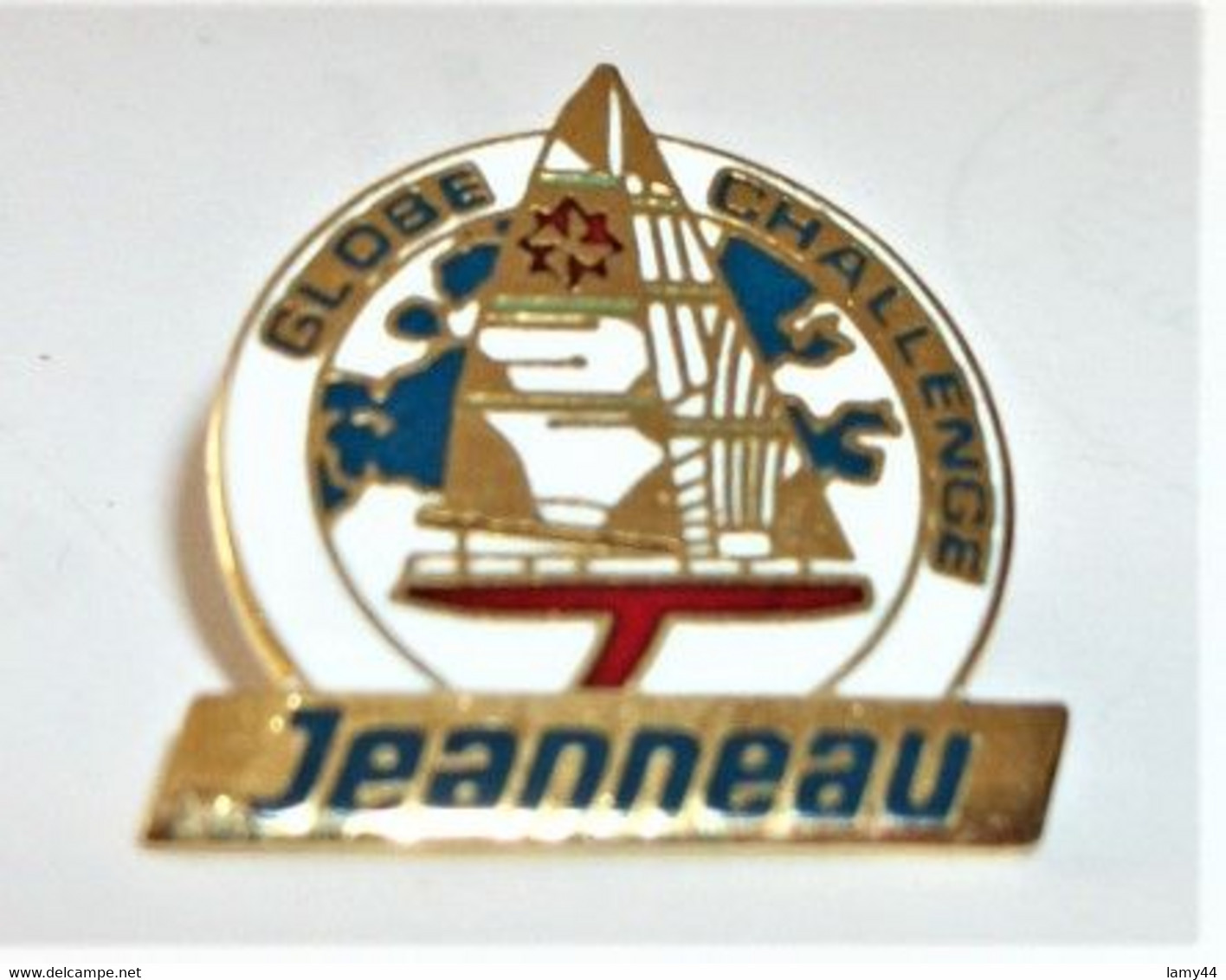 Pin's Bateau Voilier Globe Challenge Jeanneau - Segeln