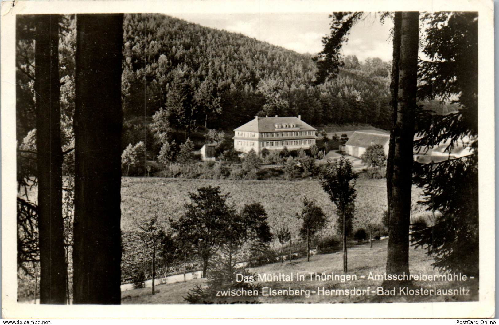 40558 - Deutschland - Das Mühltal In Thüringen , Amtsschreibermühle Zw. Eisenberg Hermsdorf Bad Klosterlausnitz - 1953 - Eisenberg