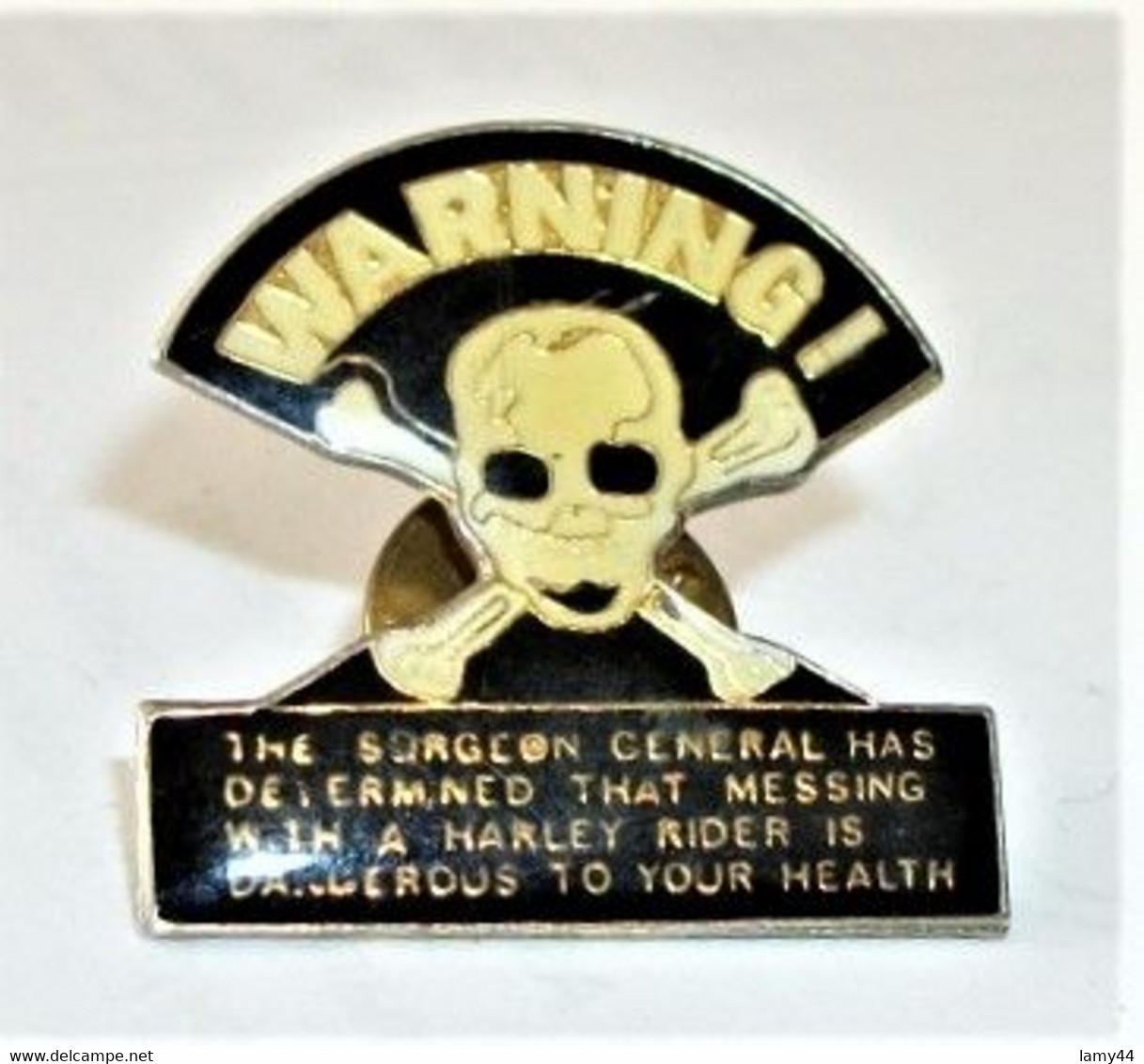 Pin's Harley Warning ! - Transports