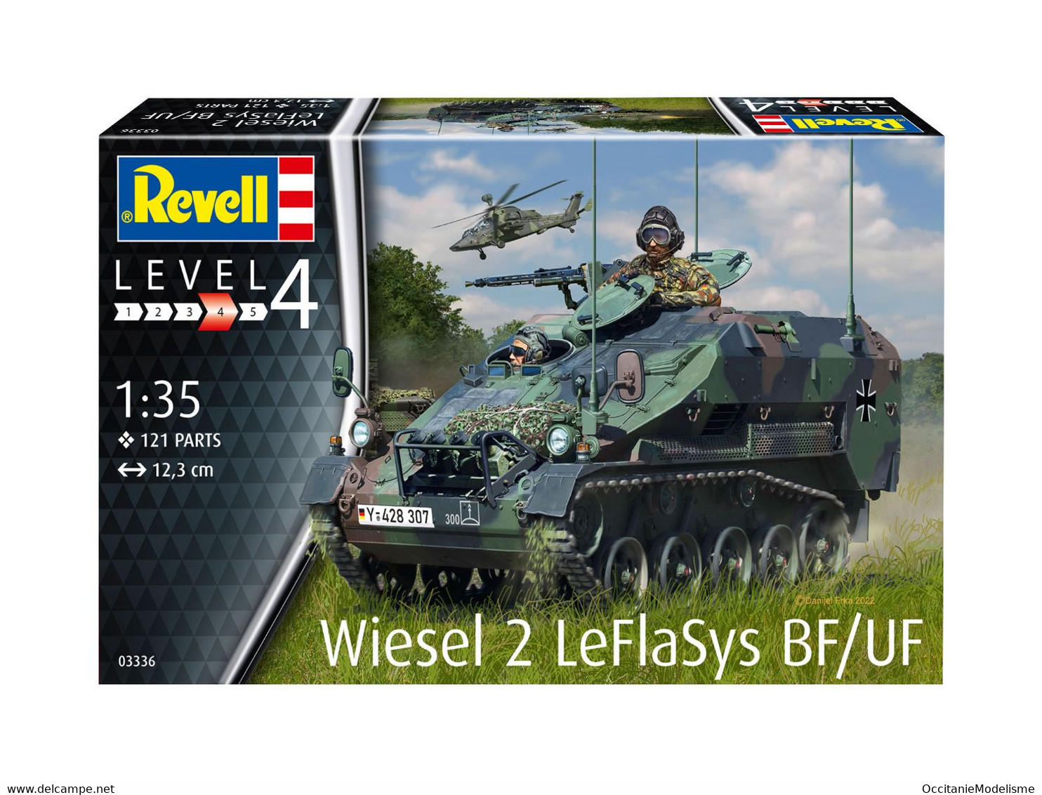 Revell - CHAR WIESEL 2 LeFlaSys BF/UF maquette militaire kit plastique réf. 03336 Neuf NBO 1/35