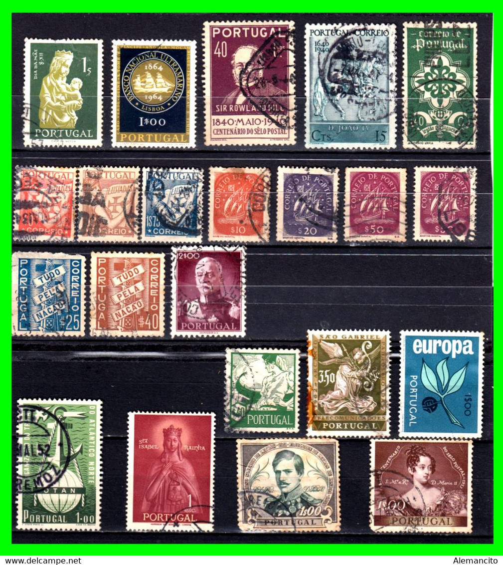 PORTUGAL  … ( EUROPA )  LOTE.  SELLOS DE DIFERENTES AÑOS Y VALORES - Collections