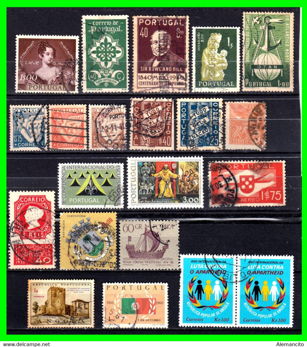 PORTUGAL  … ( EUROPA )  LOTE.  SELLOS DE DIFERENTES AÑOS Y VALORES - Collections