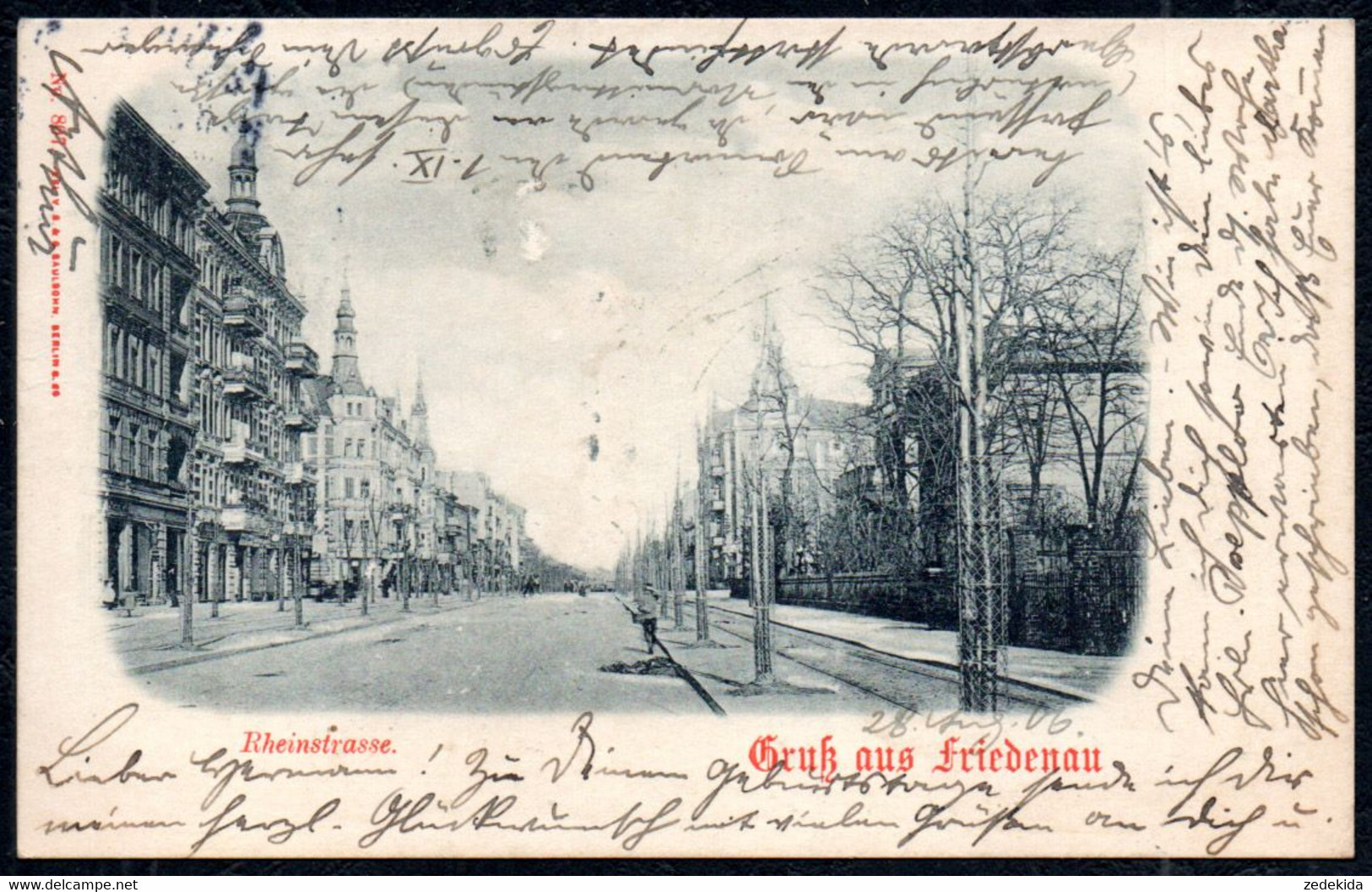 A3963 - Friedenau Berlin - Rheinstraße - Saulsohn - Tempelhof