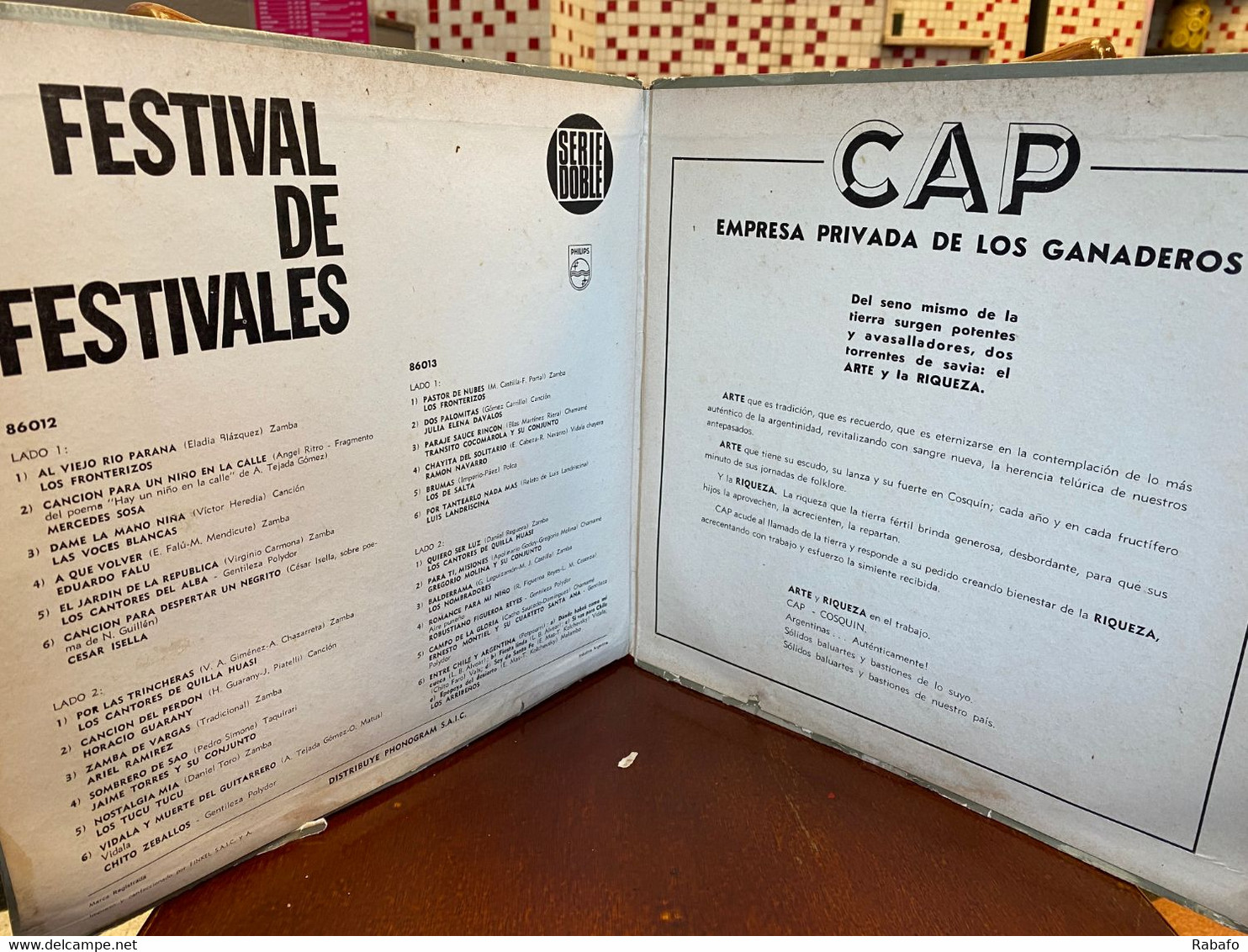 LP Argentino, Doble Y De Artistas Varios Festival De Festivales Año 1967 - Wereldmuziek