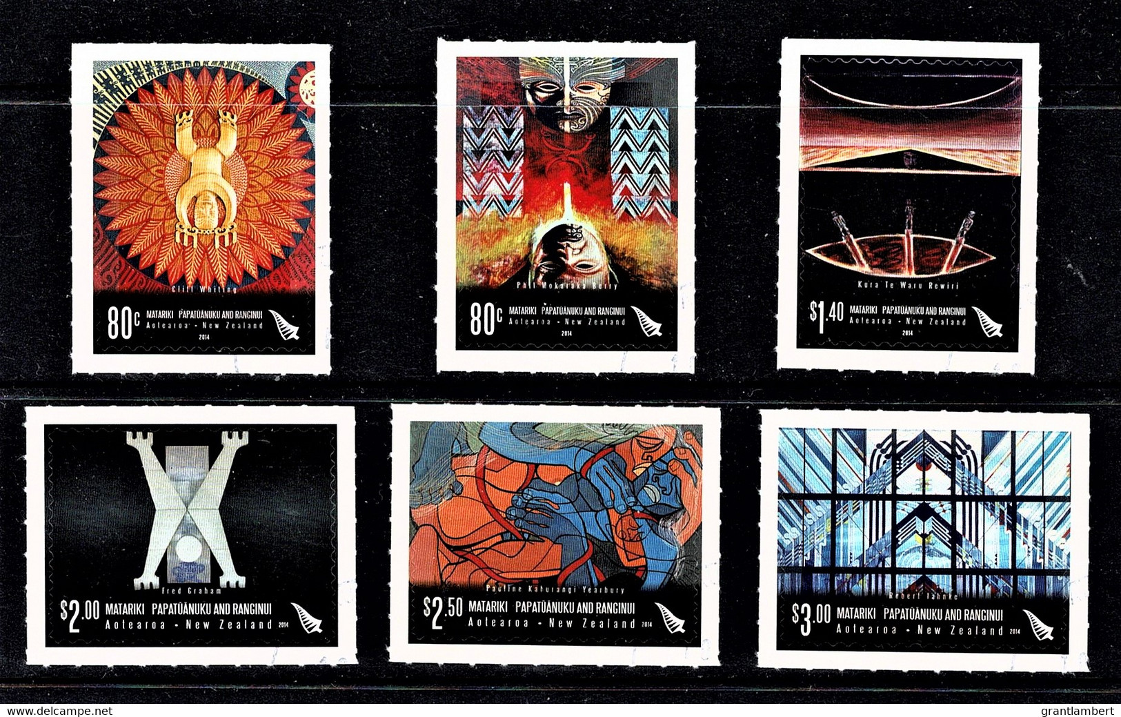 New Zealand 2014 Matariki Set Of 6 Self-adhesives Used - Gebruikt