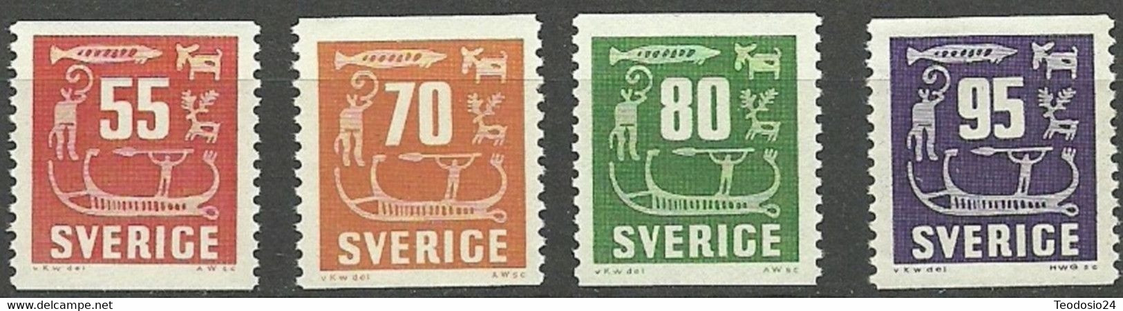 SUECIA 1957 424/426+ A  ** Mnh - Unused Stamps