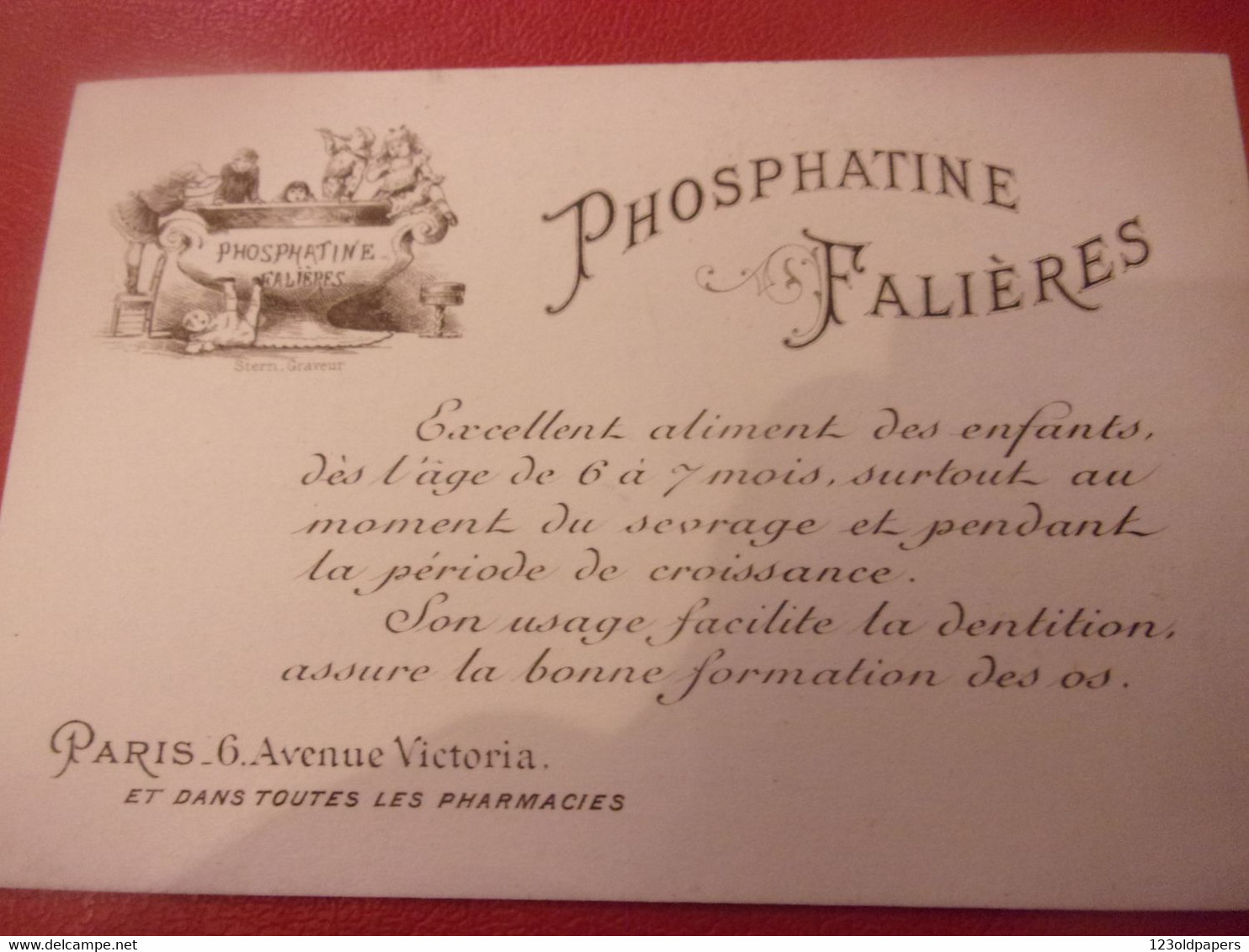 ♥️  CALENDRIER 1ER TRIMESTRE 1894  PHOSPHATINES FALIERES PARIS 6 RUE VICTORIA - Small : ...-1900