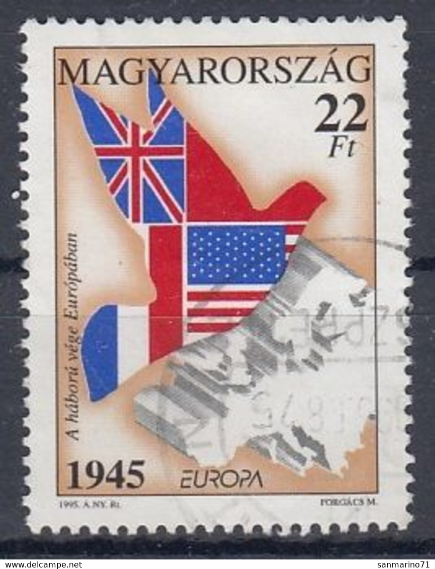 HUNGARY 4342,used,falc Hinged - Usati