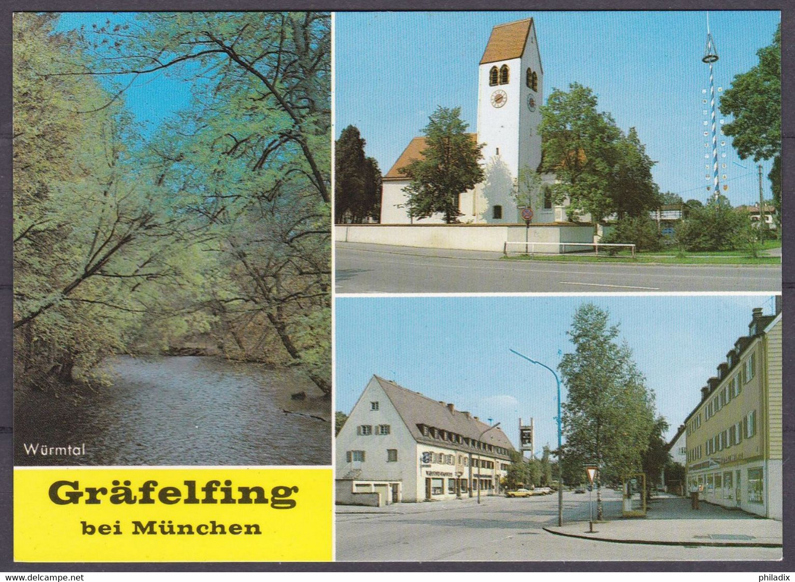 Bayern - Gräfelfing Bei München Mehrbildkarte 1988 (N-300) - Gräfelfing