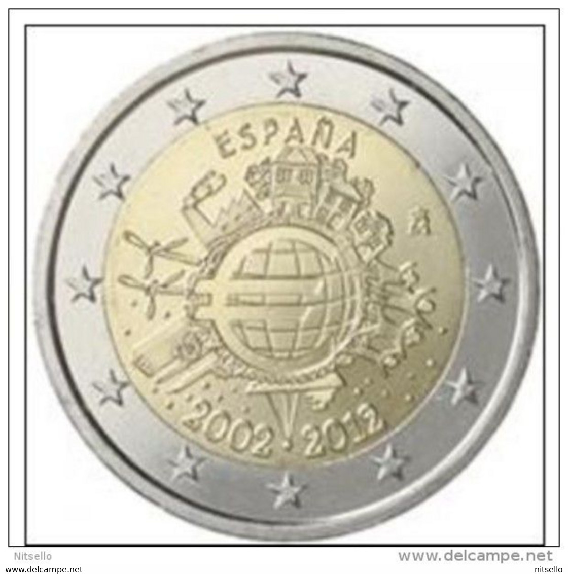 LOTE 1468C  ////   ESPAÑA 2 &euro;   2002   CIRCULADA CONMEMORATIVA - Espagne