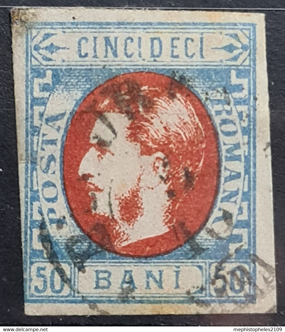 ROMANIA 1869 - Canceled - Sc# 42 - 1858-1880 Moldavie & Principauté