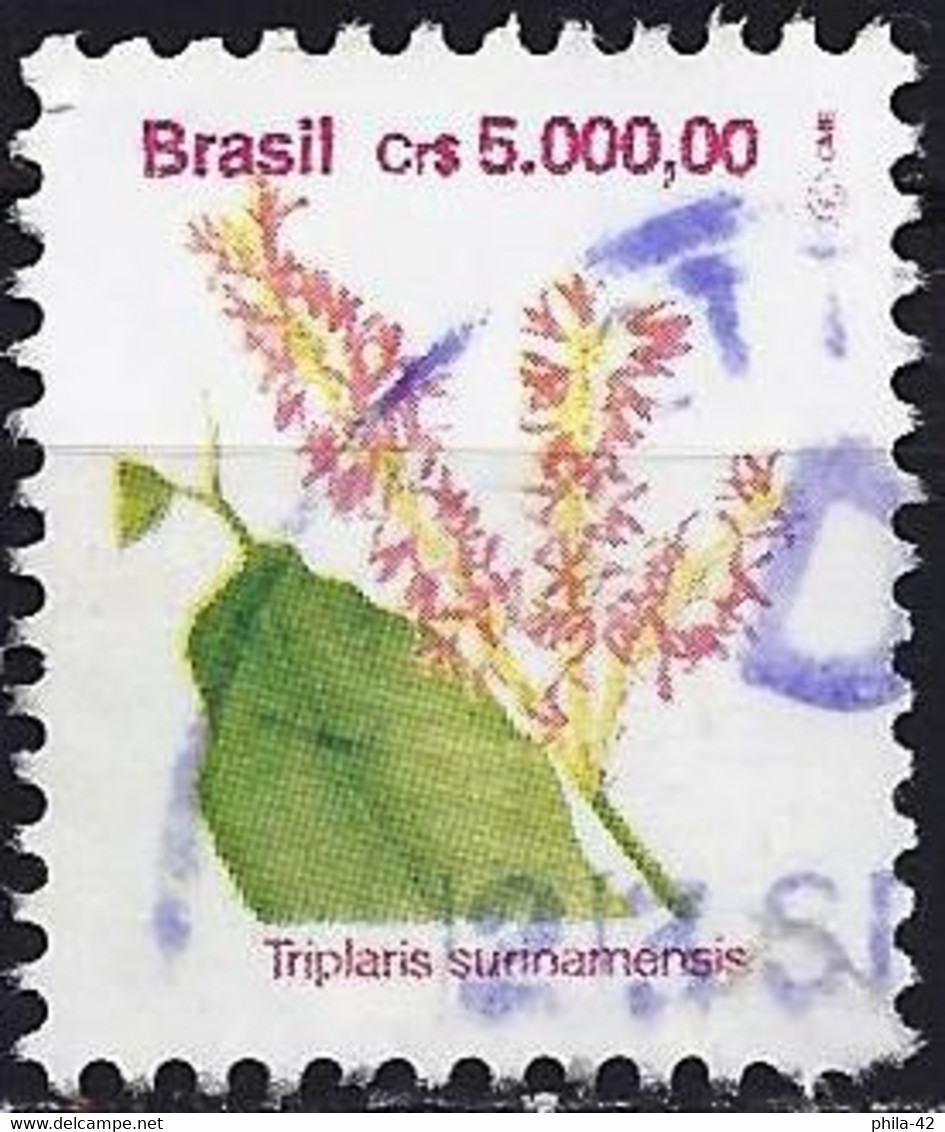 Brazil 1992 - Mi 2500 - YT 2095 ( Flowers ) - Used Stamps