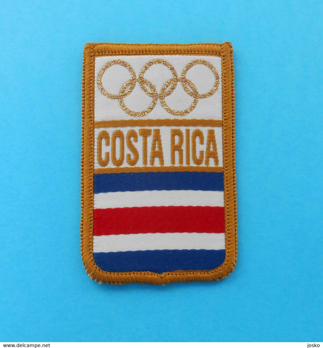 COSTA RICA NOC - Nice Rare Patch * Olympic Games Olympia Olympiade Olimpische Spiele Giochi Olimpici Juegos Olímpicos - Apparel, Souvenirs & Other