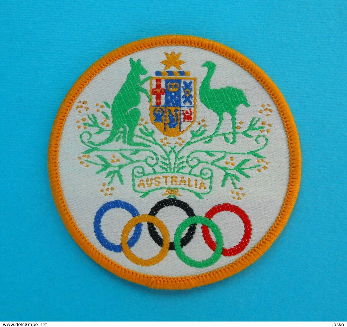 AUSTRALIA NOC - Nice Rare Olympics Patch * Olympic Games Olympiad Olympia Olympiade Olimpische Spiele Olimpici - Bekleidung, Souvenirs Und Sonstige