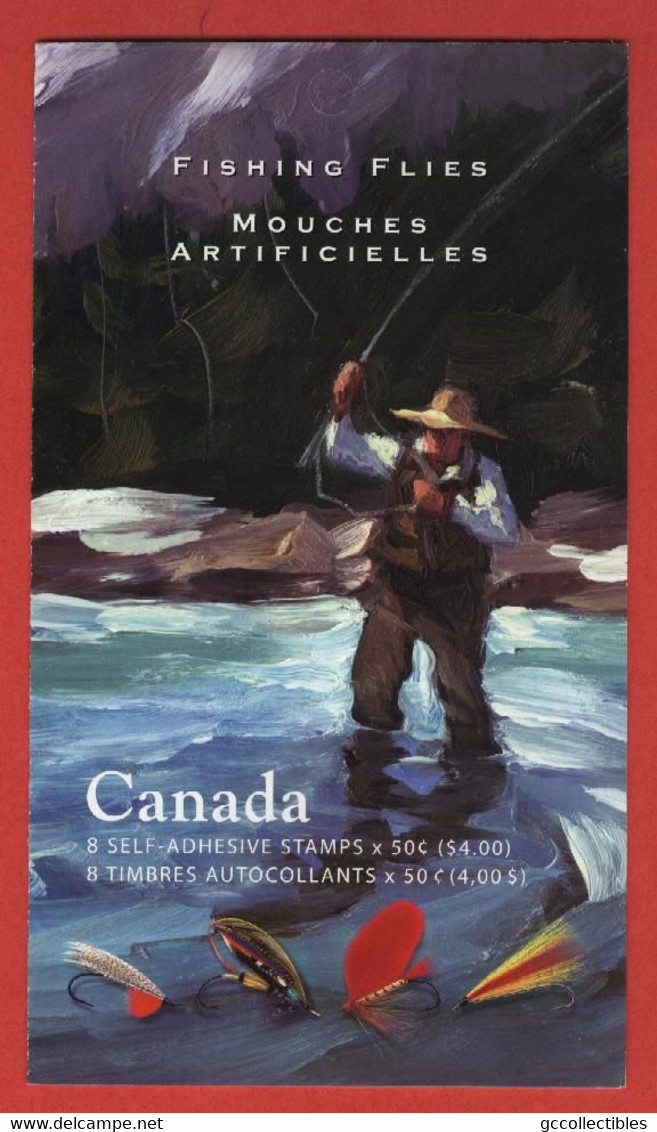 Canada BK306 (# 2088a-d) MNH - Fishing Flies - Cuadernillos Completos