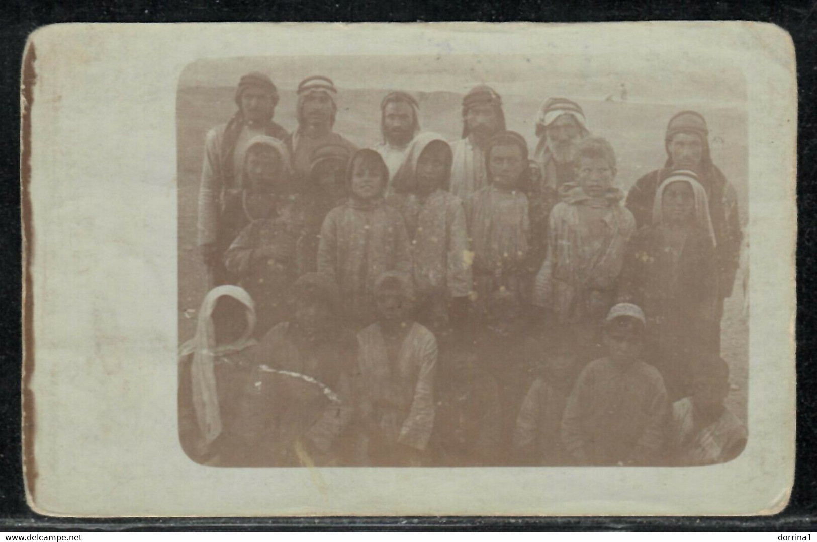 NABLUS - Photo Postcard Native People From The City Of Nablus Palestine Arab Arabs HOLY LAND - Palestine