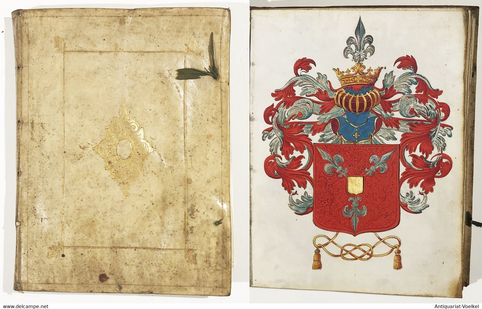 Armorial Manuscript Of The De Wael Family - Teatro & Script