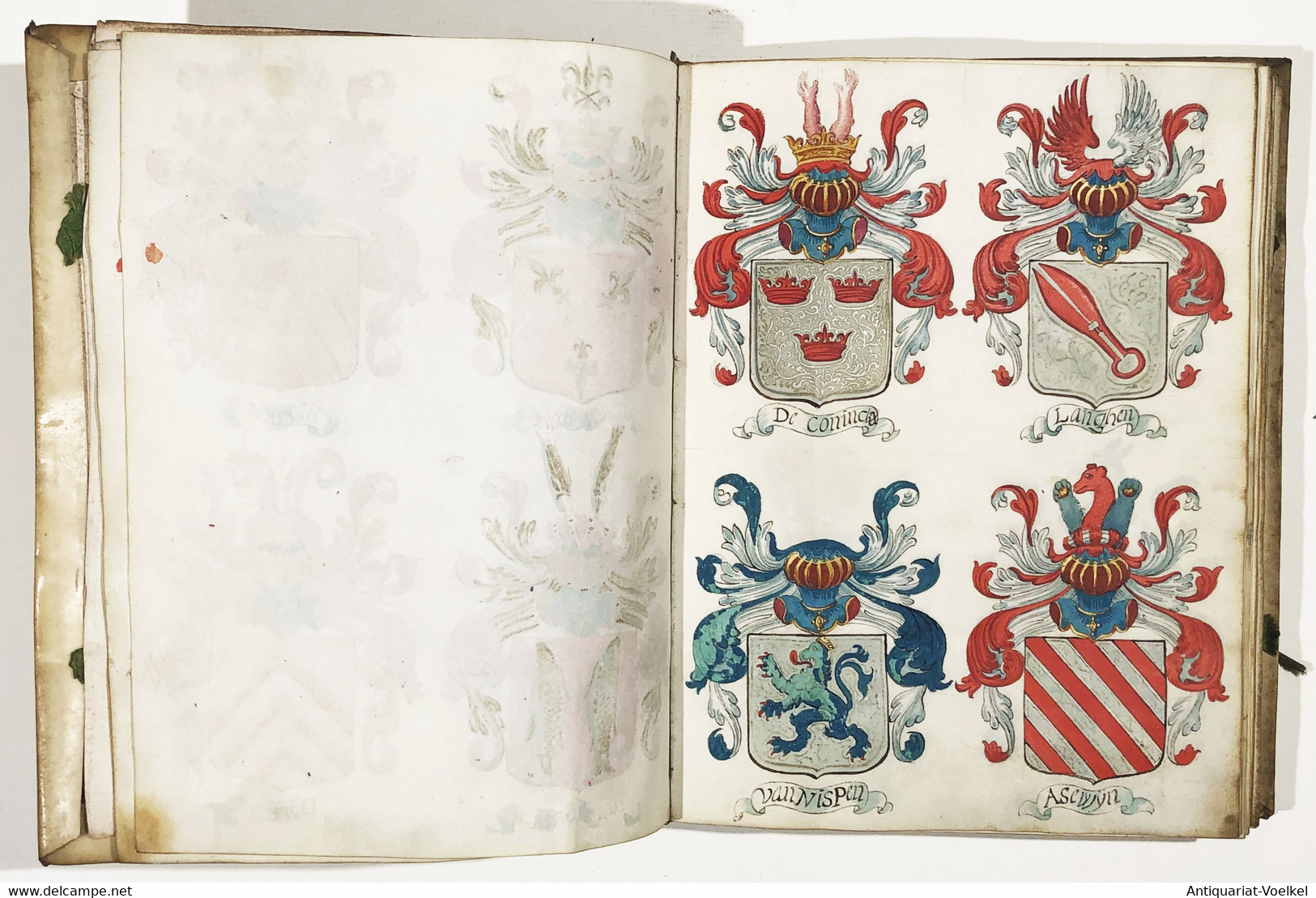 Armorial Manuscript of the De Wael family