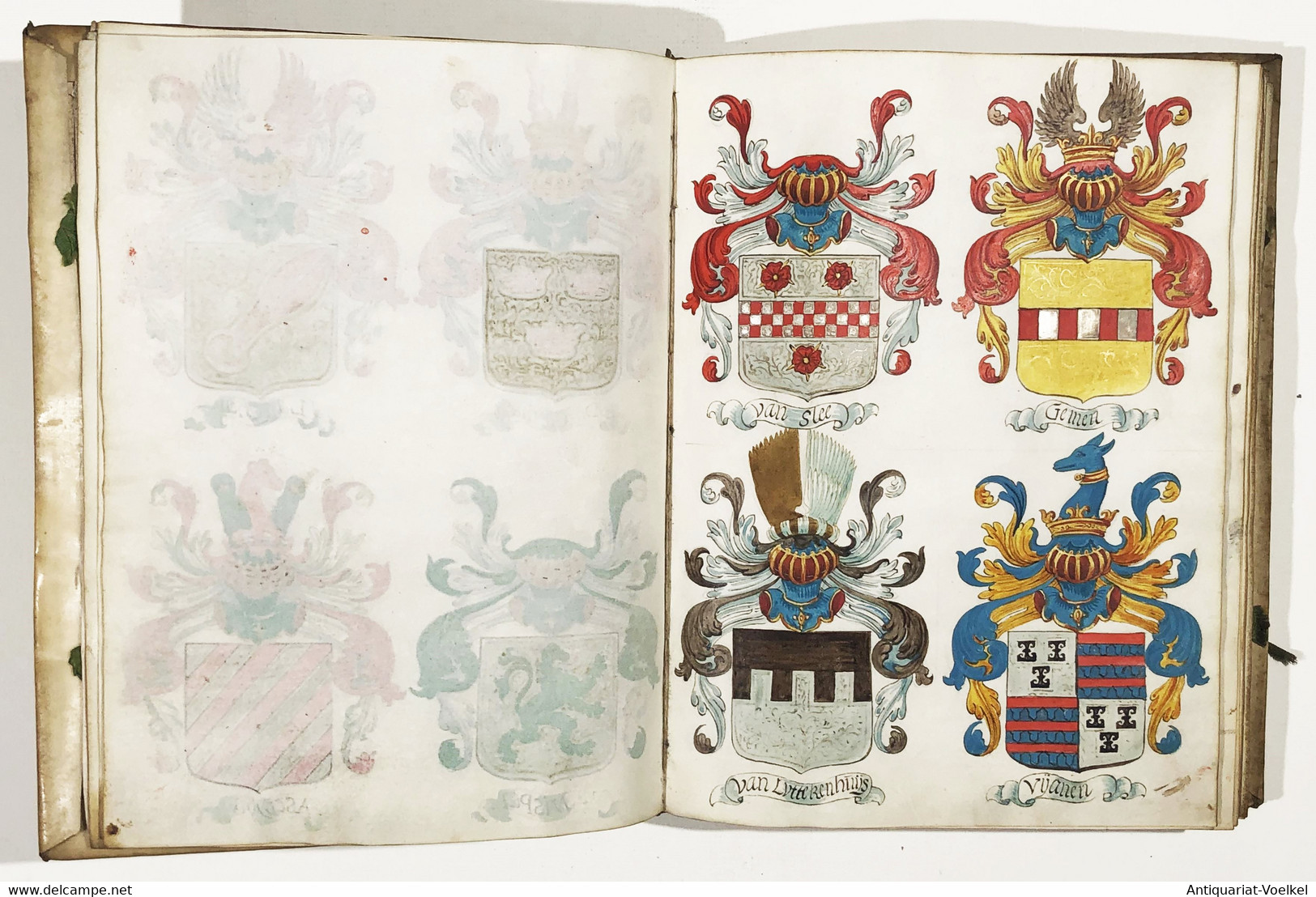 Armorial Manuscript of the De Wael family