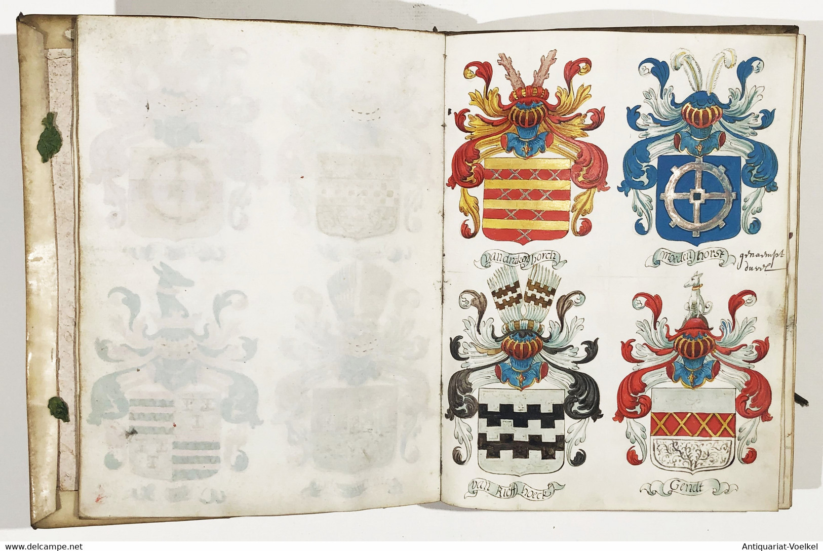 Armorial Manuscript of the De Wael family