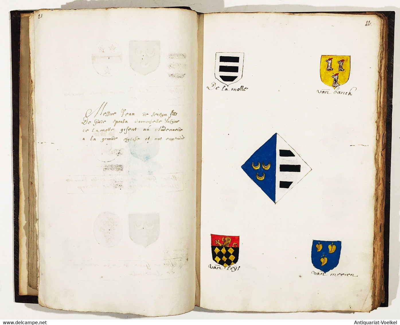 Flanders Armorial Manuscript - Théâtre & Scripts