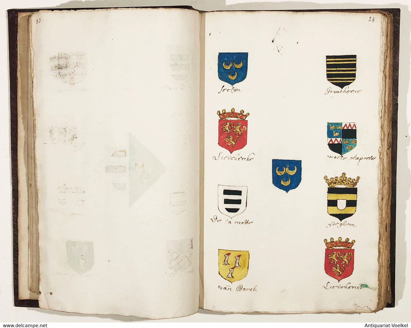 Flanders Armorial Manuscript - Teatro & Script