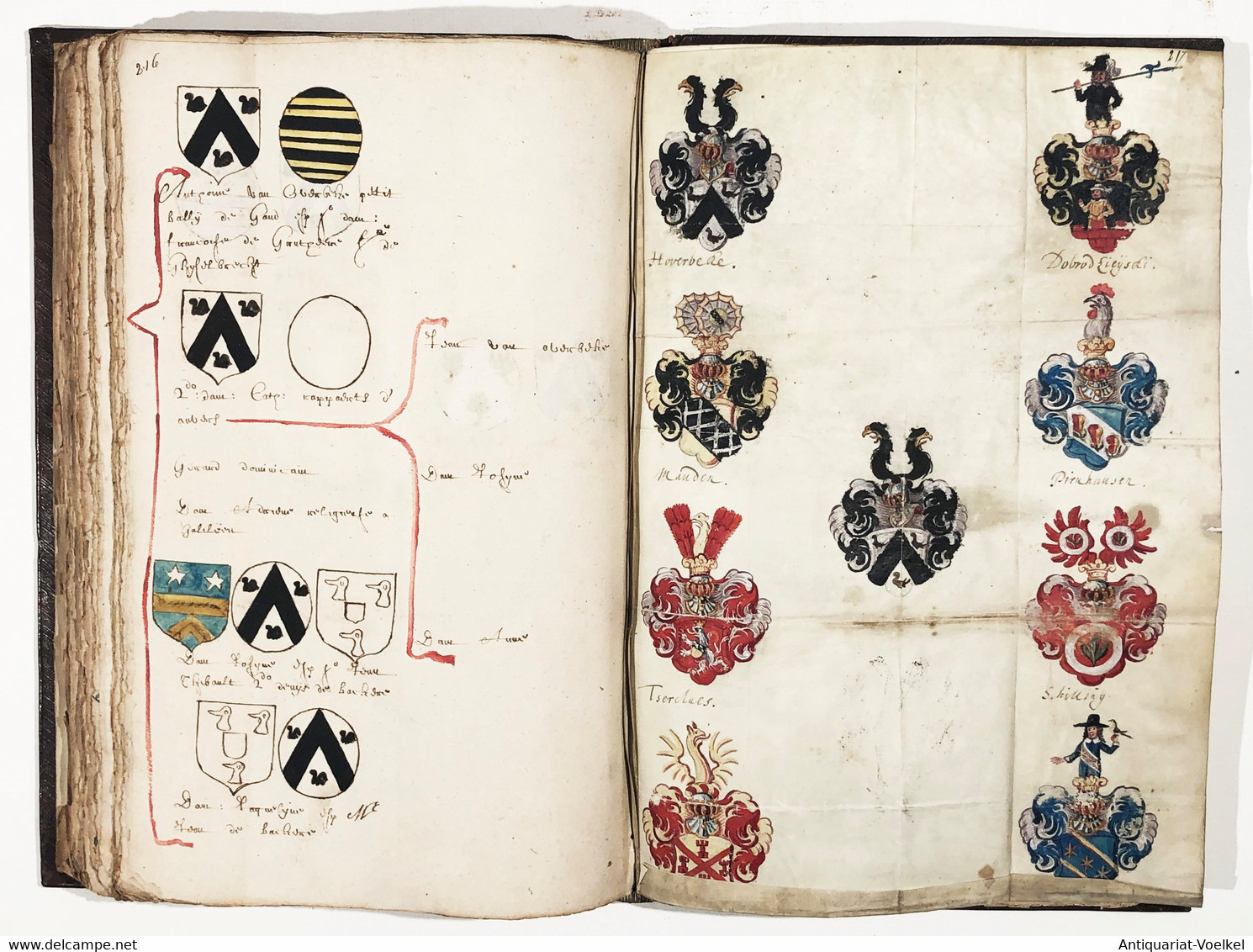 Flanders Armorial Manuscript - Theater & Scripts