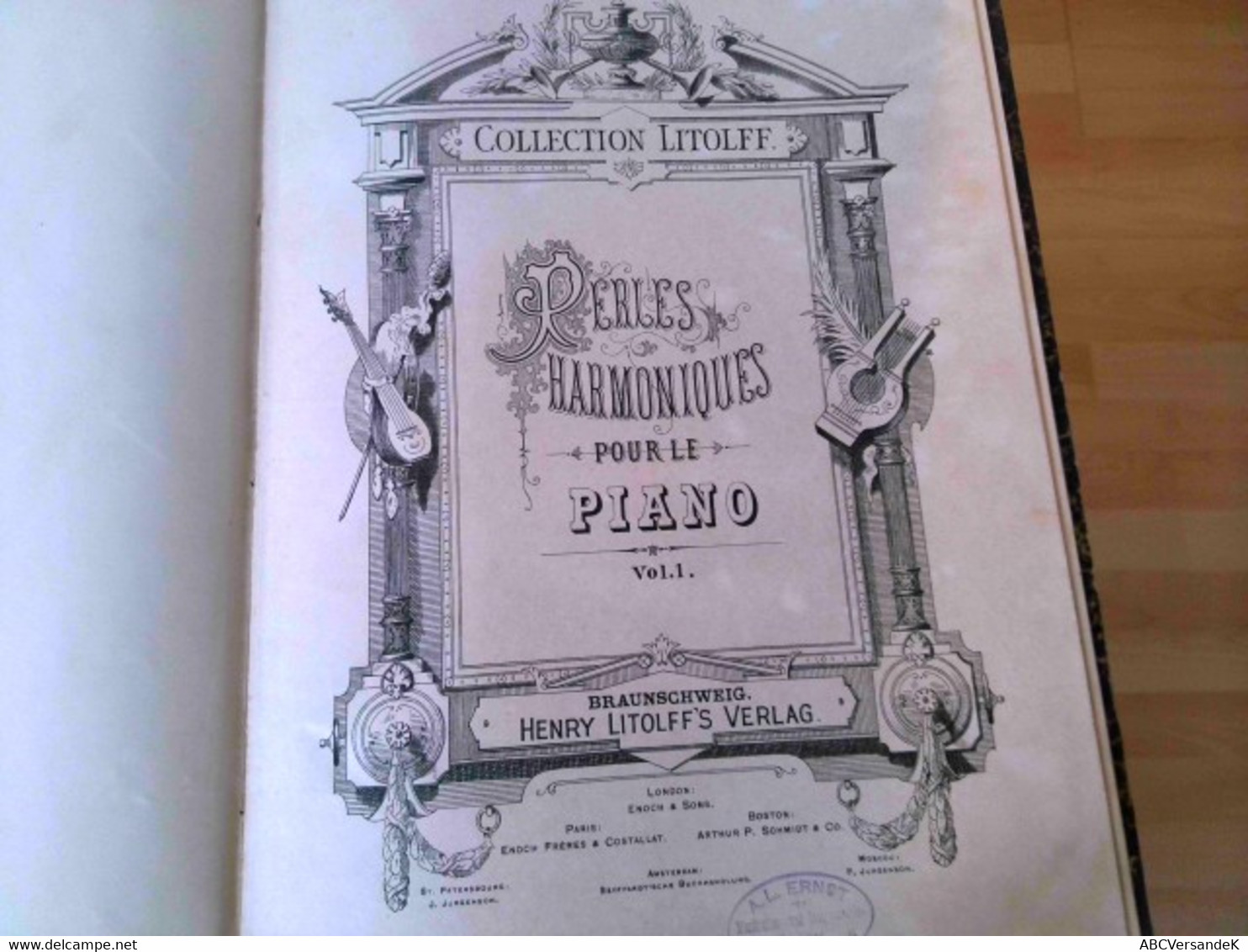 Perles Harmoniques Pour Le Piano. Vol. 1. Collection Litolff No. 402 - Música