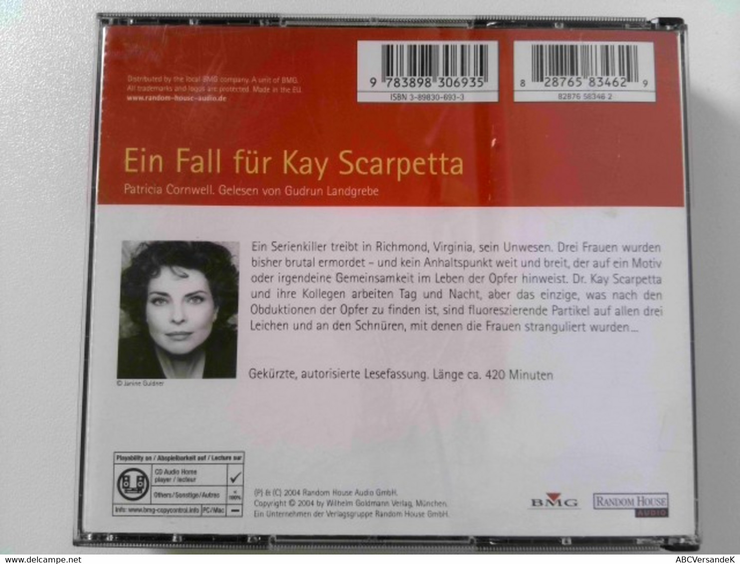 Ein Fall Für Kay Scarpetta: Gekürzte Lesung - CDs