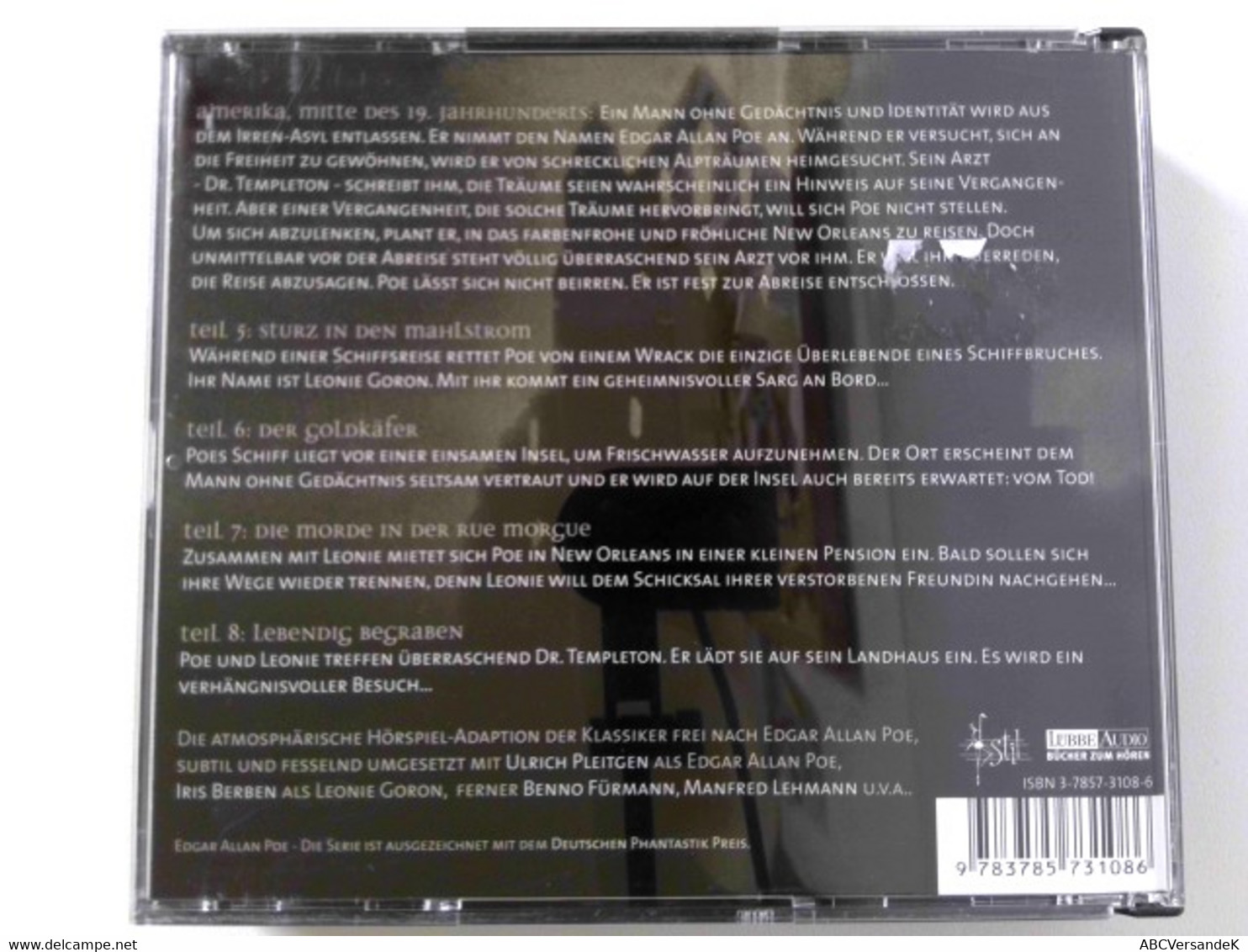 Edgar Allan Poe - Die Serie - Box 2 (Folgen 5-8), 4 Audio-CDs - CDs