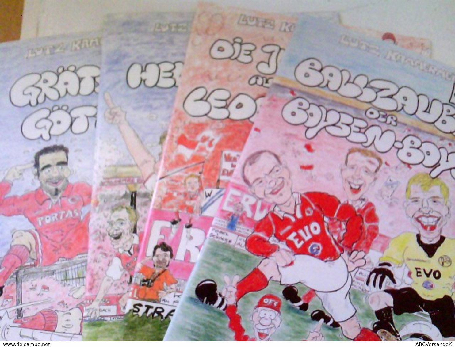 Konvoltu: 4 Ausgaben Original Kigääääs Comics. Kickers Offenbach OFC. - Altri & Non Classificati