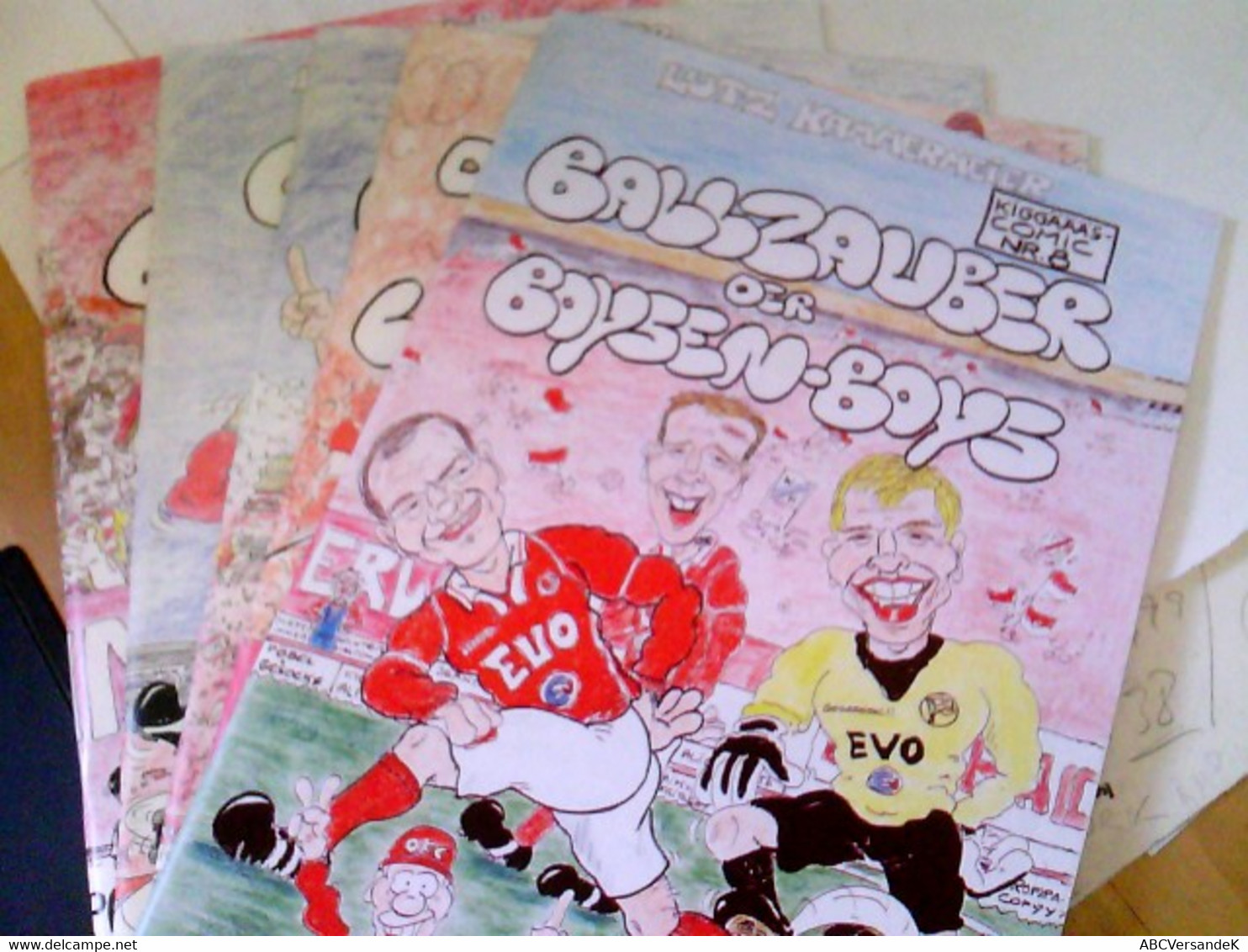 Konvoltu: 5 Ausgaben Original Kigääääs Comics. Kickers Offenbach OFC. - Altri & Non Classificati