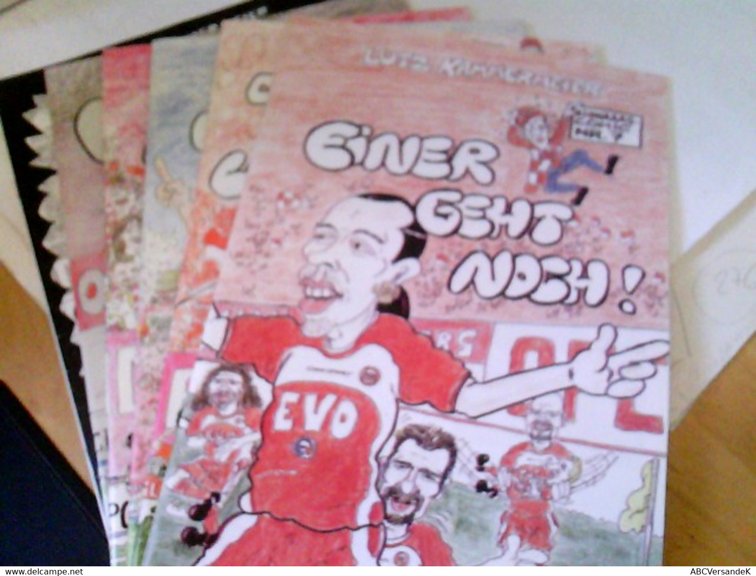 Konvoltu: 6 Ausgaben Original Kigääääs Comics. Kickers Offenbach OFC. - Otros & Sin Clasificación