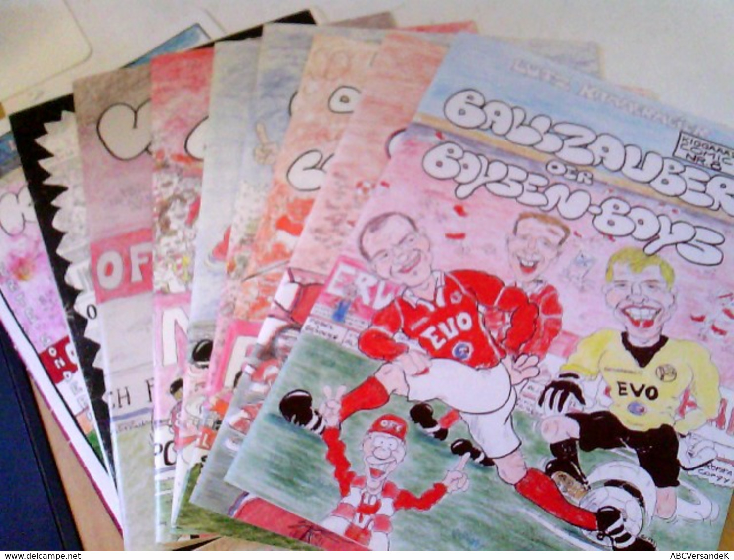 Konvoltu: 9 Ausgaben Original Kigääääs Comics. Kickers Offenbach OFC. - Other & Unclassified