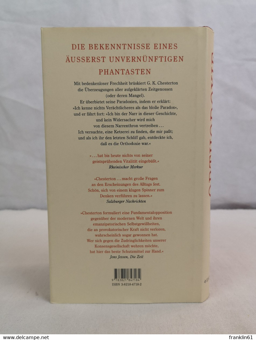 Orthodoxie. Eine Handreichung Für Die Ungläubigen. - Philosophy