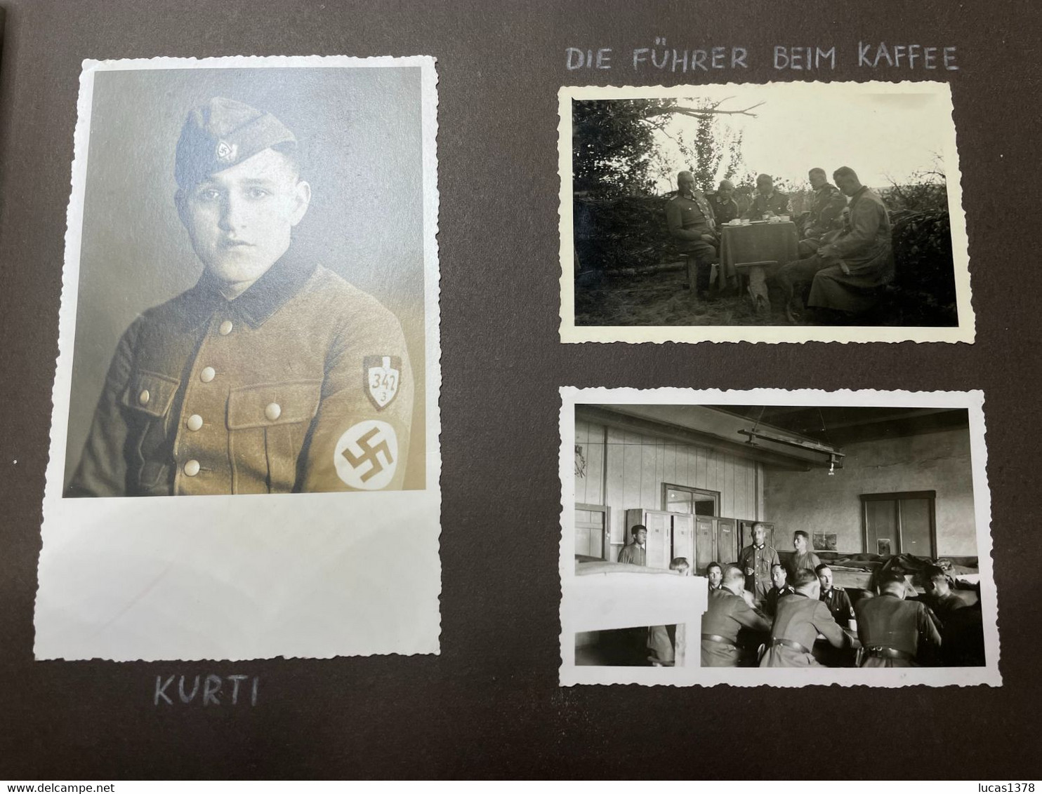 RARE !! EXCEPTIONNEL ALBUM PHOTO SOLDATS ALLEMANDS PERIODE NAZI / REICH / ANNIVERAIRE FUHRER ETC ... /A VOIR - Guerre, Militaire