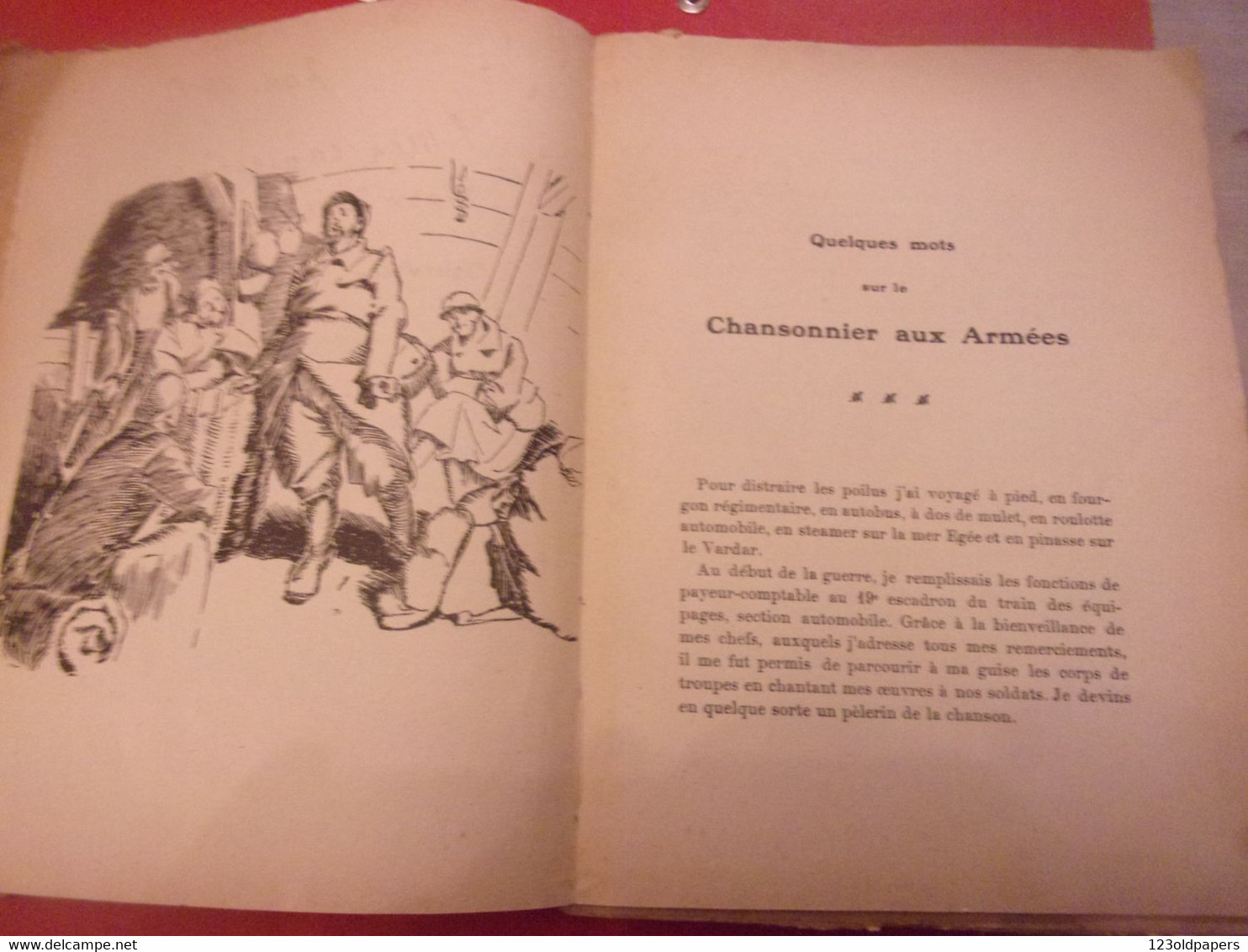 ♥️ La Chanson Des Poilus Lucien Boyer ENVOI DE L AUTEUR  SALABERT 1918 ILLUSTRE ARNOUX  / DE VALERIO WWI - 1914-18