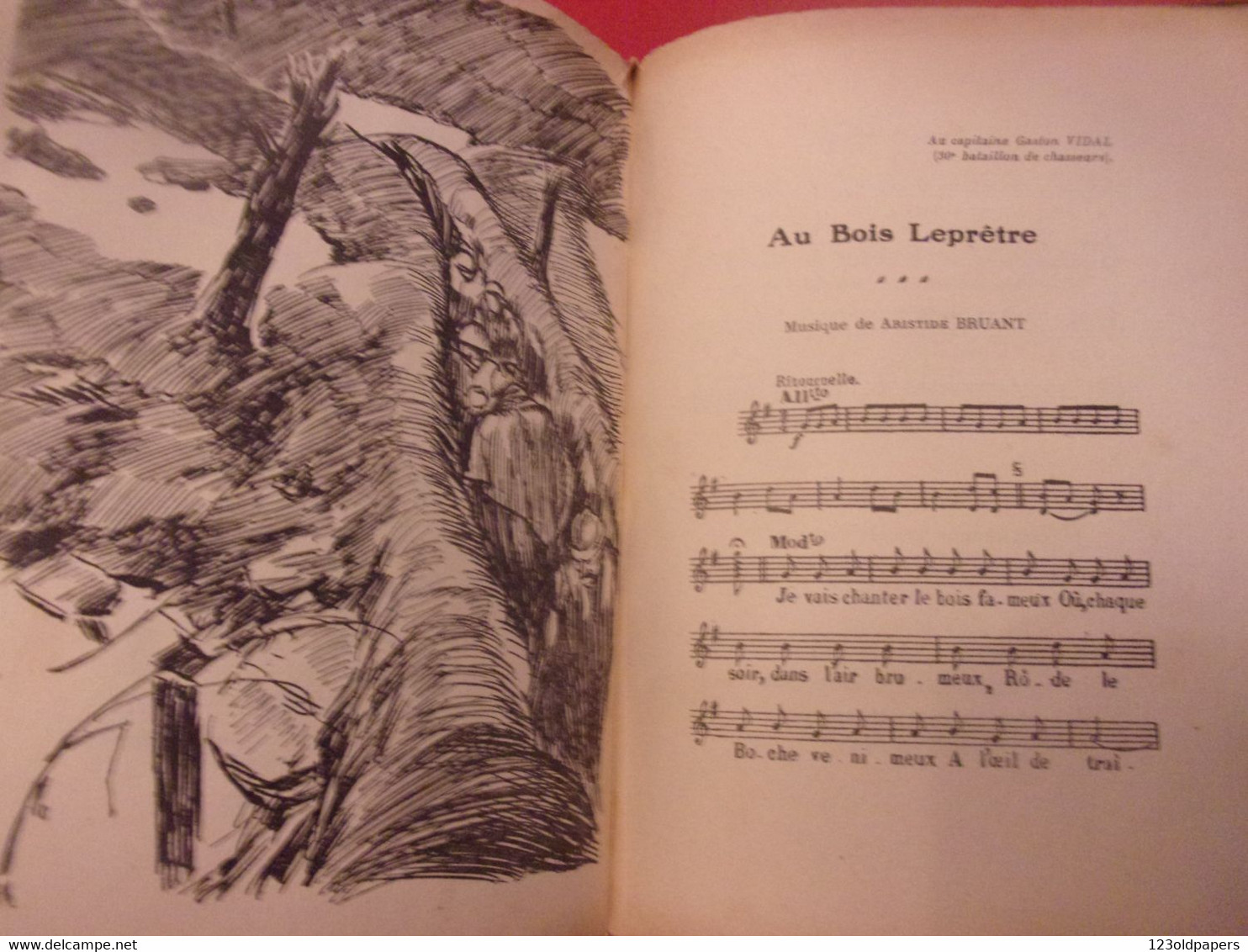 ️ La chanson des poilus Lucien Boyer ENVOI DE L AUTEUR  SALABERT 1918 ILLUSTRE ARNOUX  / DE VALERIO WWI