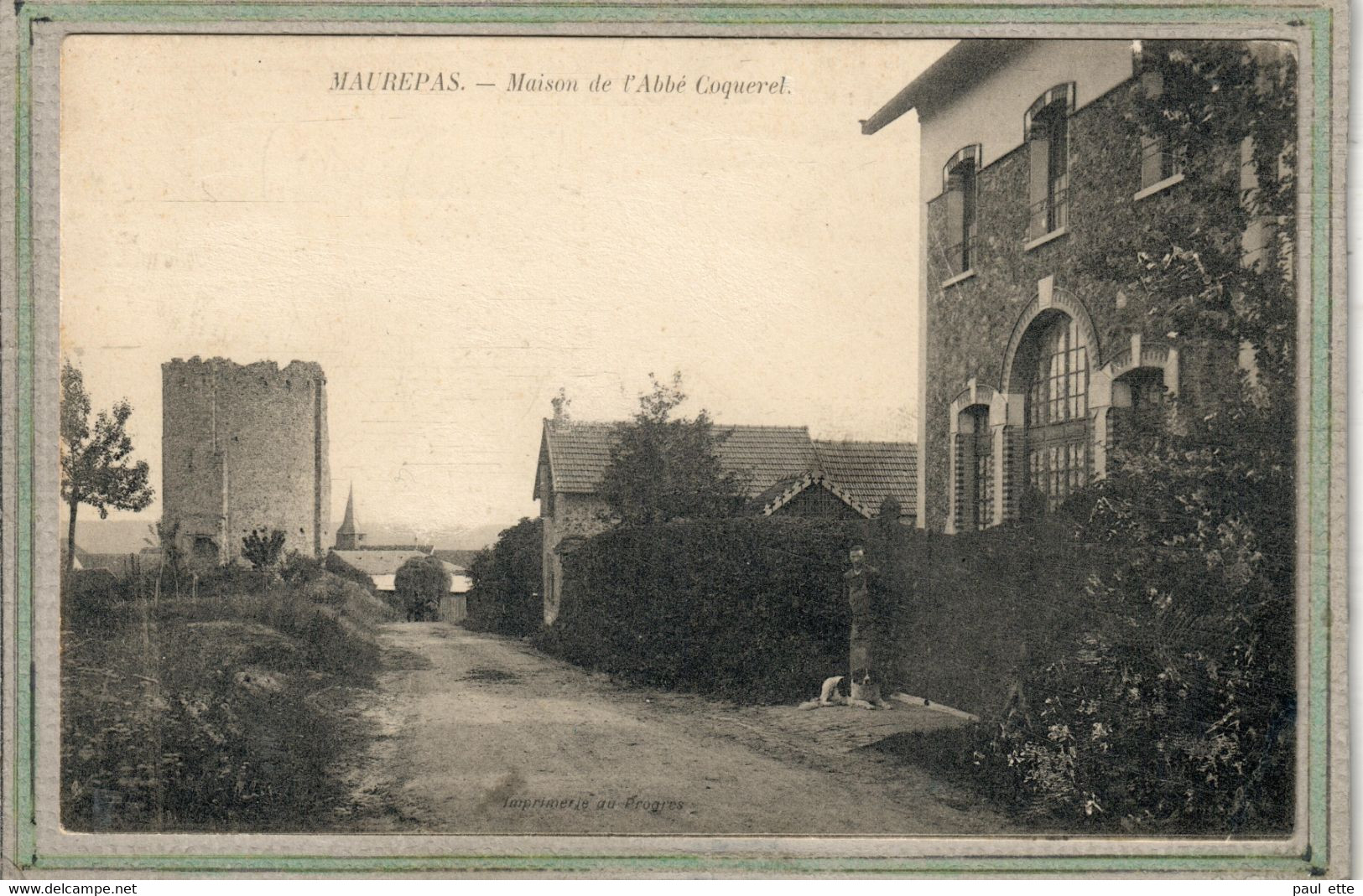 CPA - (78) MAUREPAS - Aspect De La Maison De L'Abbé Coquerel En 1934 - Maurepas