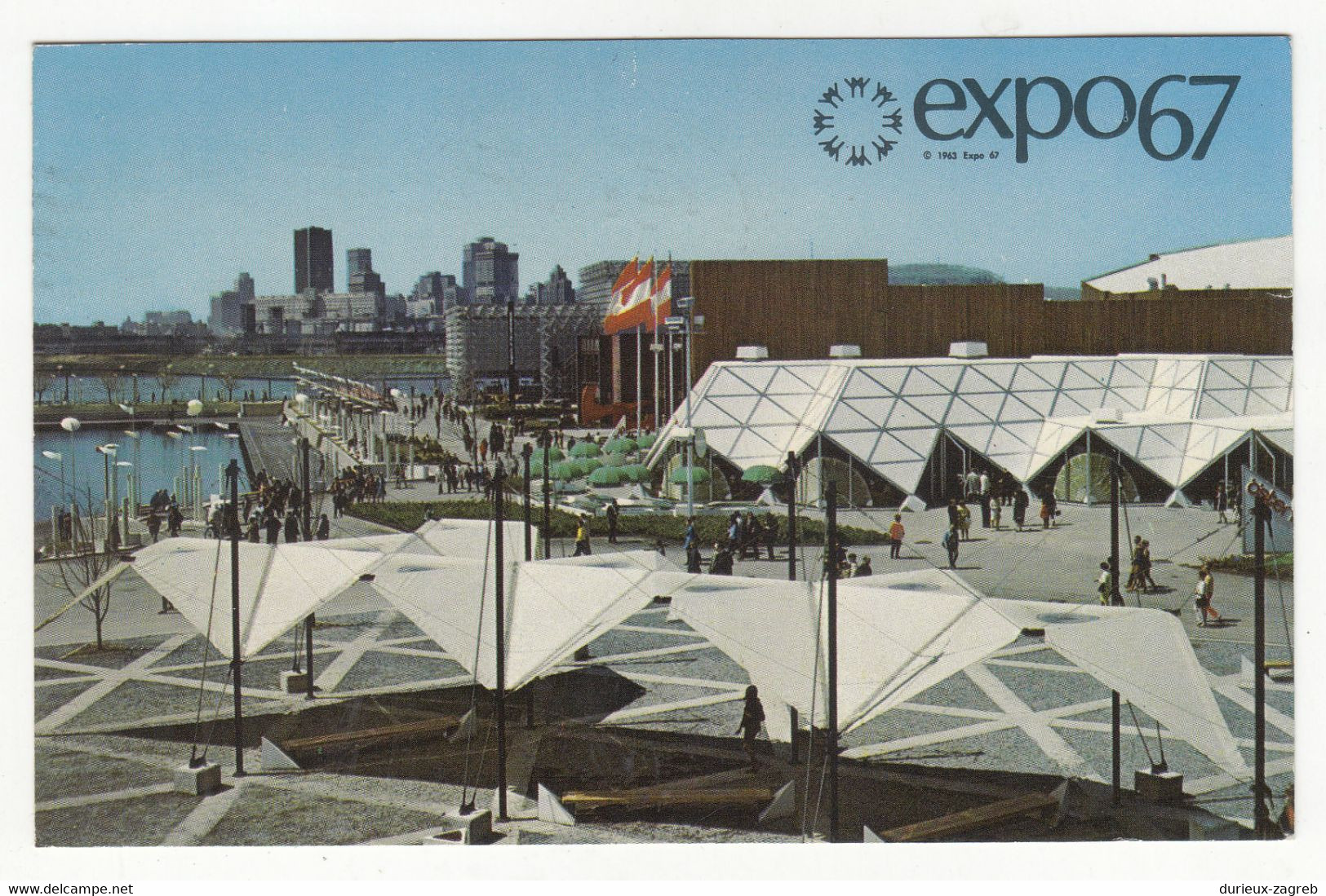 Expo67, Montreal Old Postcard Posted 1967 B221201 - Calgary