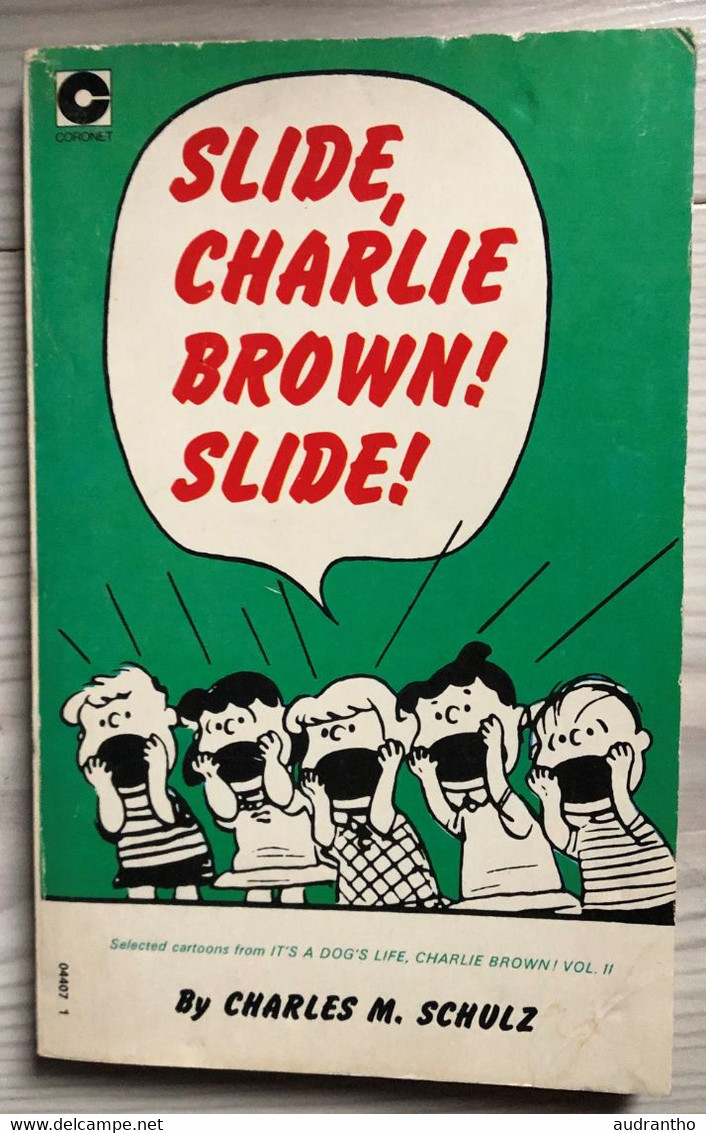 Livre Années 70 BD Slide Charlie Brown ! Slide ! By Charles M. Schulz - Autres Éditeurs